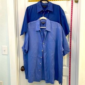 Set of 2 Lands’ End short sleeve button down
